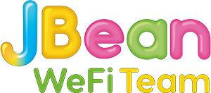 Colorful JBean WeFi Team logo